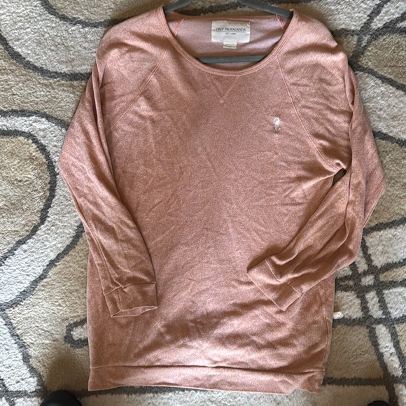 Obey Women's pink long sleeve shirt - Picture 4 of 4